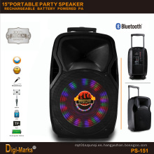 Nueva caja de sonido Bass Wireless Bluetoth Mobile Portable Trolley Speaker